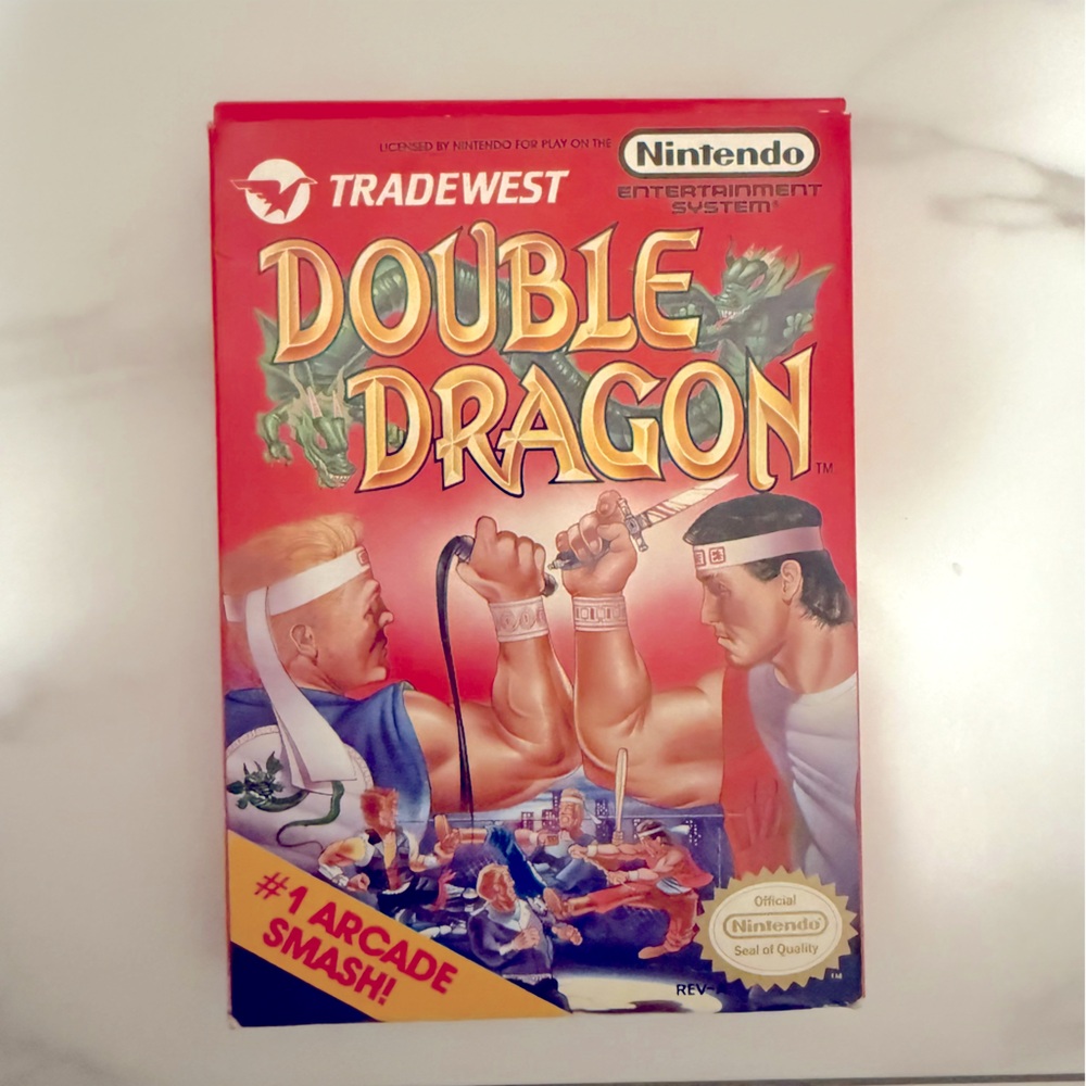 Double Dragon Tradewest Nintendo NES Game